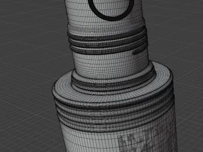 RKG-3 grenade Low-poly 3D model
