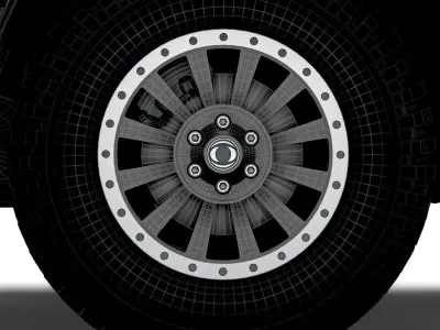 INEOS Grenadier Fieldmaster 2023 wheel 3D model
