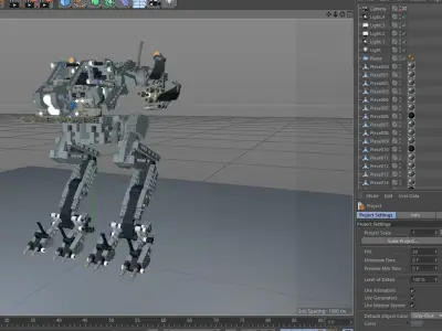 Lego Robot  3D model