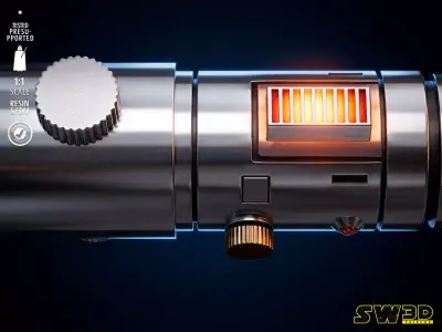  STAR WARS Aayla Secura Ligthsaber 3D print model