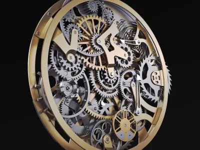 Gear Mechanism v 8 3D model