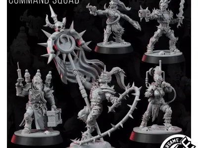 RENEGADES OF EXCESS COMMAND SQUAD 3D model