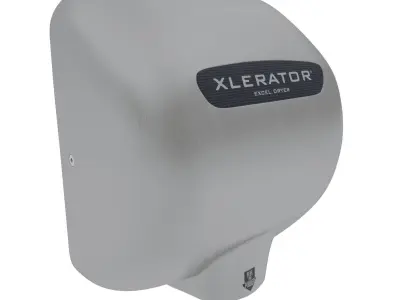 Xlerator Hand Dryer- Stainless Steel 3D model