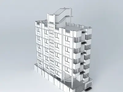 Residence fans 3D model