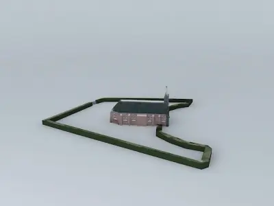 Vélizy  Church of St Denis Free 3D model