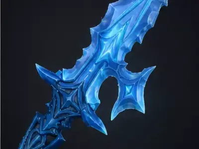 Glacial Wrath Low-poly 3D model