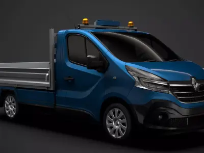 Renault Trafic Tipper 2020 3D model