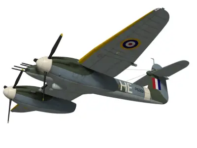 Westland Whirlwind 3D model