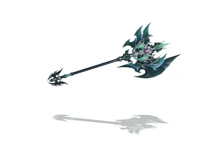 Succubus Axe Low-poly 3D model