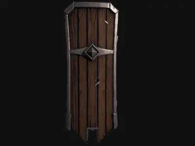 Medieval Shield 3D model 3