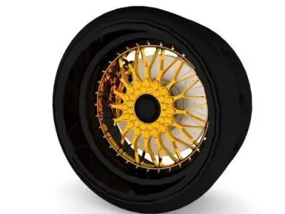BBS SUPER RS WHEELS 3D model