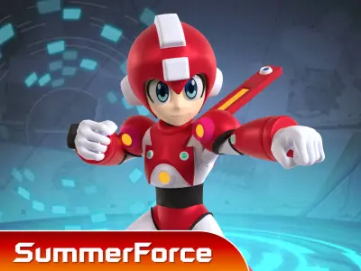  Super Mega Man - Megaman 7 3D model