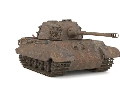 King Tiger Tank  3D model