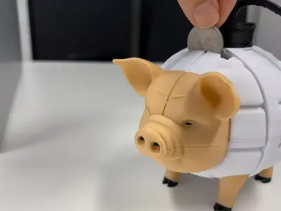 Italian brainrot Svinino Bombondino  bank 3D model