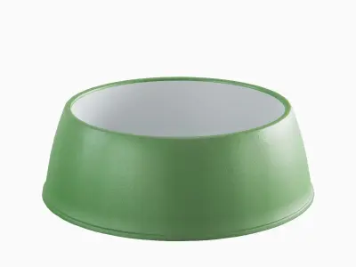 Plastic Dog Bowl B 03 Low-poly 3D model