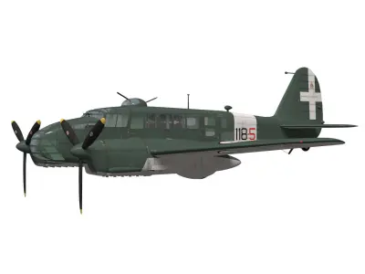 Caproni Ca314 3D model