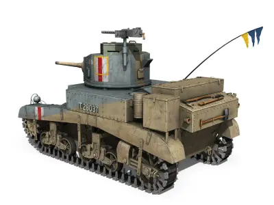 M3 Light Tank Honey - Bellman 3D model