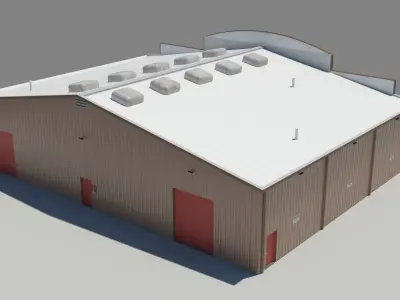 Family Dollar Low-poly 3D model