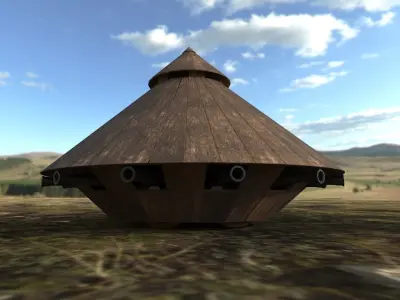 Leonardos fighting vehicle Free low-poly 3D model