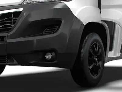 Vauxhall Movano Van L2H2 HQ Interior 2023 3D model