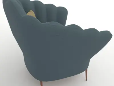 Sofa Chair PBR Multiple Colors Free 3D model