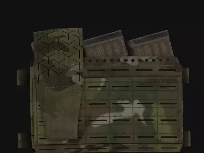 Spiritus Micro Fight Chassis MkV Low-poly 3D model