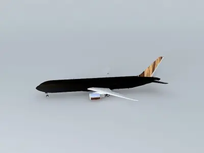 UpTheTerrain Airways Boeing 767 400 Free 3D model