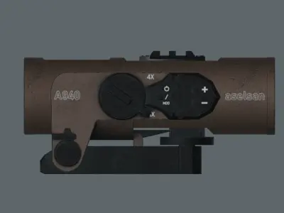 Aselsan A940 Low-poly 3D model