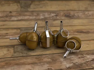 RGD-5 - Grenade Low-poly 3D model