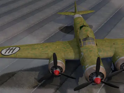 Savoia Marchetti SM-79 Sparviero 3D model