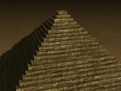 Egyptian pyramid 3D model