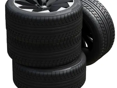 Skoda wheels 3D model
