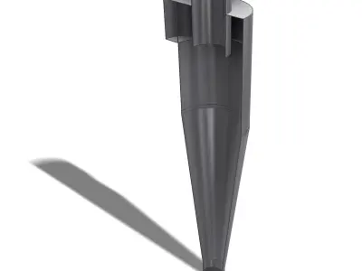 HIGH EFFICIENCY CYCLONE 300mm FOR PNEUMATIC TRANSPORT LINE 3D model