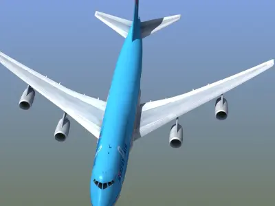 B747 Airliner 3D model