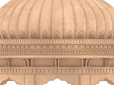 Indian Palace Dome 3D model