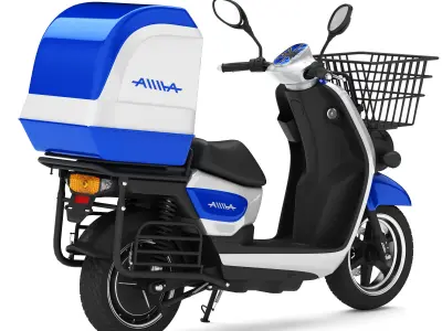 electric scooter AIMA Bird 3D model