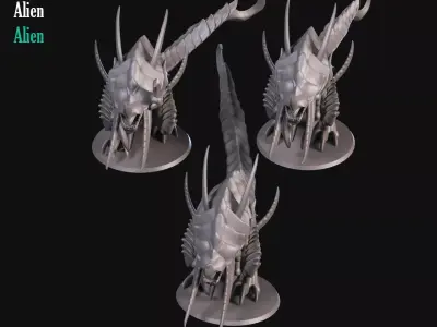 Alien Spawn 3D print model
