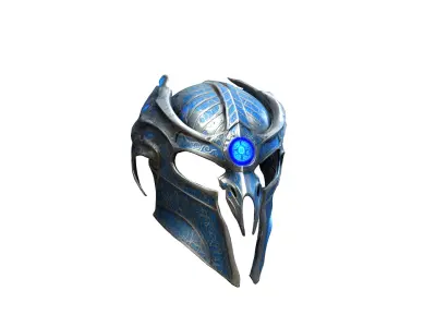 Armor Helm Low-poly 3D model