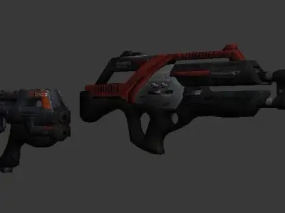 Hitech gun  3D model