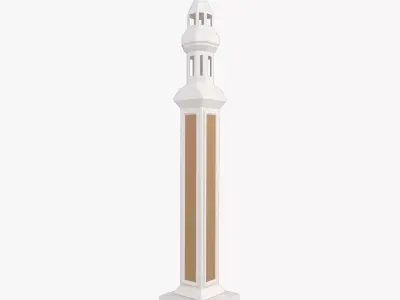 Islamic Minaret 3D model