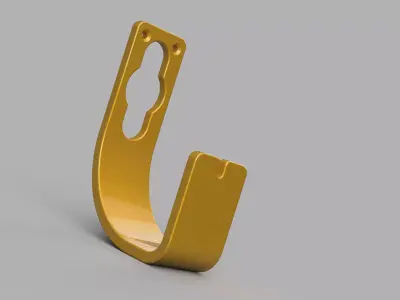 Tap-Mounted Garden Hose Hanger 3D print model