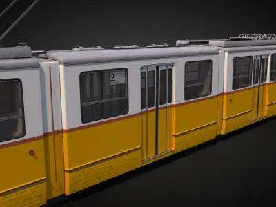 Ganz CSMG Budapest Tram 3D model