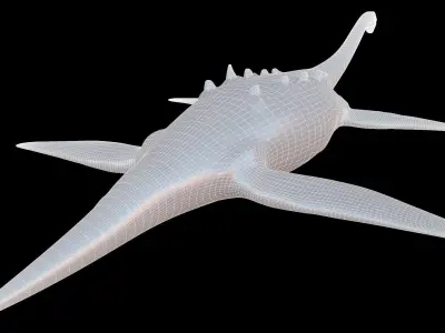 Elasmosaurus platyurus 3D model