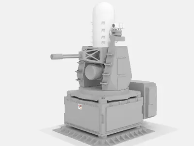 phalanx ciws 3D model