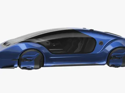 Hover Car Concept 5 3D model