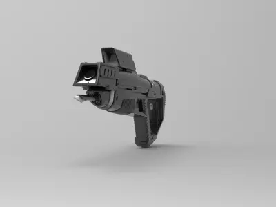 Dark Timeline Phaser Rifle from Picard TV 3D model
