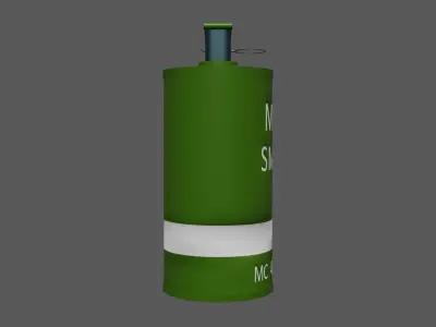 Smoke grenade Free 3D model