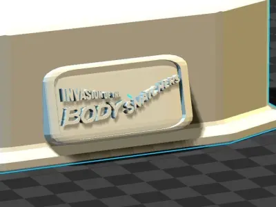 INVASION of the BODY SNATCHERS  POD shaped box 3D print model