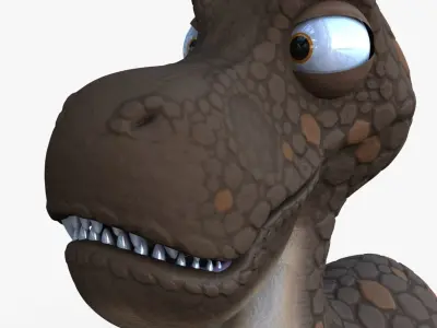 Dinosaur cartoon 3D model