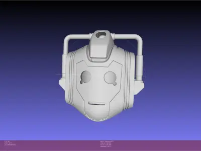 Doctor Who Cyberman Helmet 3D print model